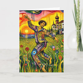 De dromende danser kaart