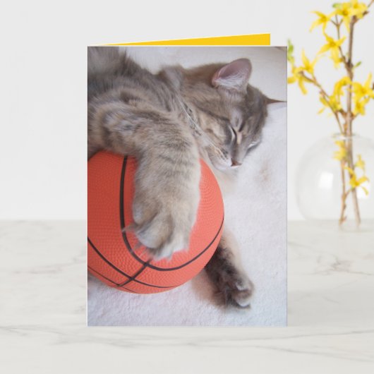 De dromenGediplomeerde van het basketbal Kaart (Gele Bloem)