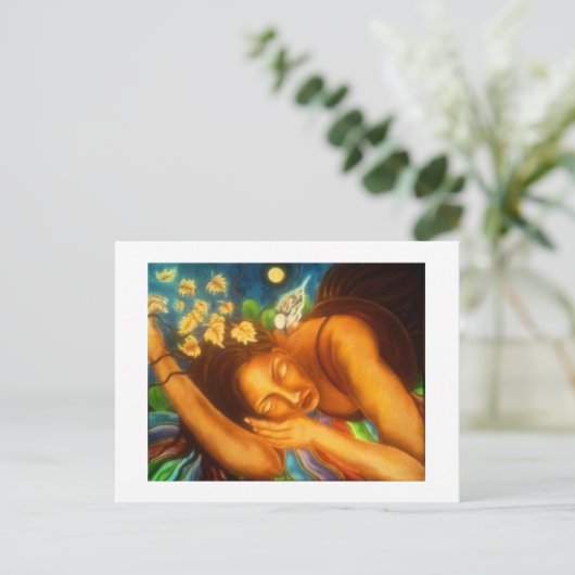 De dromer, Briefkaart (Staand voorkant)