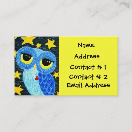 De dromer Personal Namecard Visitekaartje (Voorkant)