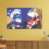 De dromerige maan canvas afdruk (Insitu (Woonkamer))