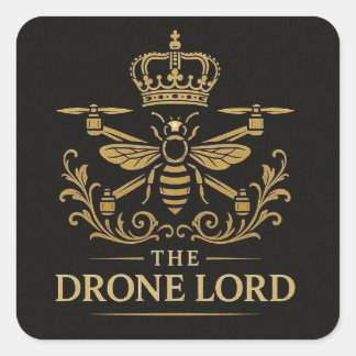 De Drone Lord Lux Sticker