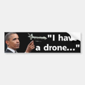 De Drone Warrior Bumpersticker (Voorkant)