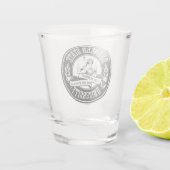 De dronken Universiteit van de Staat Shot Glas (Achterkant)