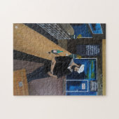 De dronken zeiler Schilderij door Alfred Fox Legpuzzel (Horizontaal)