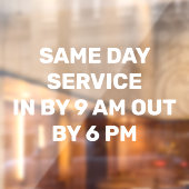 De droog wasmachines snel uitschakelen raamsticker (Vel 2)