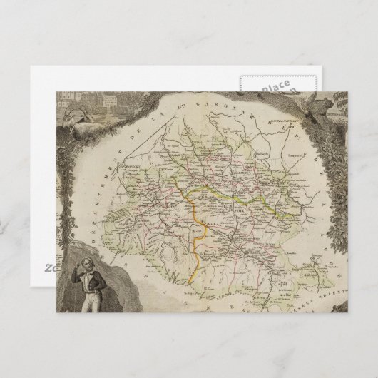 De droogte briefkaart (Voorkant / Achterkant)