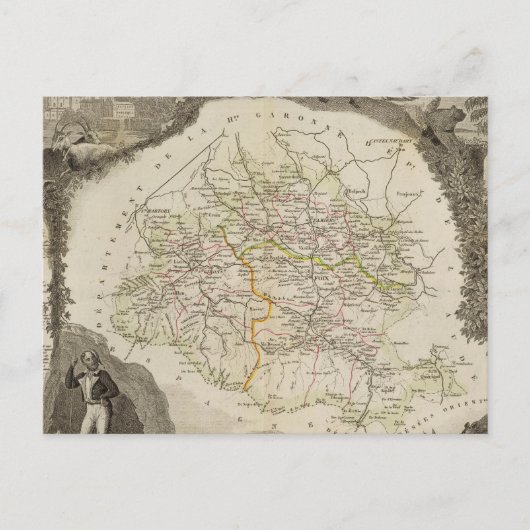 De droogte briefkaart (Voorkant)