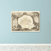 De droogte canvas afdruk (Insitu (Houten vloer))