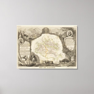 De droogte canvas afdruk