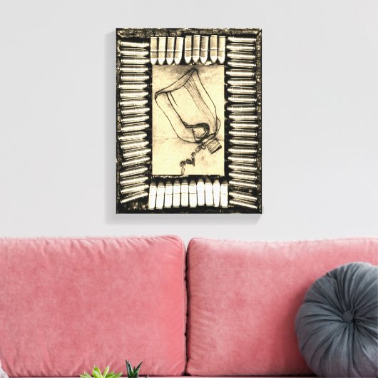 De droogte canvas afdruk (Insitu (Woonkamer))