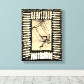 De droogte canvas afdruk (Insitu (Houten vloer))