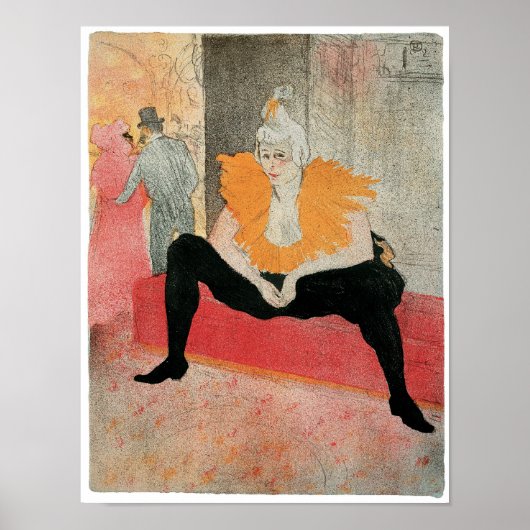 De droogte van Henri de Toulouse-Lautrec Poster (Voorkant)