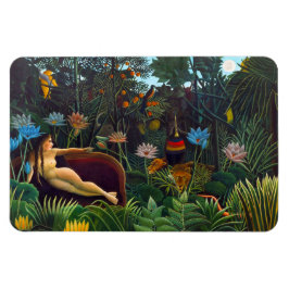 De droom (1910) van de Franse schilder Henri Rouss Magneet