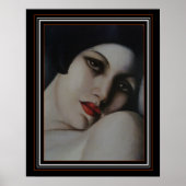 De droom - Art Deco Print door Tamara de Lempicka (Voorkant)