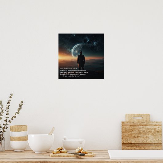 De droom en het dromerige Poster (Keuken)