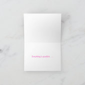 de droom, gelooft, bereikt notecard kaart (Binnen)