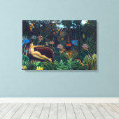 De droom | Henri Rousseau | Canvas Afdruk (Insitu (Houten vloer))