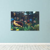 De droom | Henri Rousseau | Canvas Afdruk (Insitu (Houten vloer))