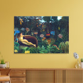 De droom | Henri Rousseau | Canvas Afdruk (Insitu (Woonkamer))