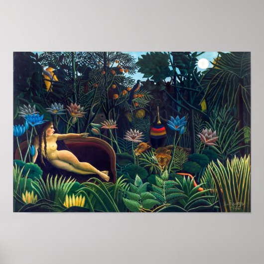 De droom | Henri Rousseau | Poster (Voorkant)