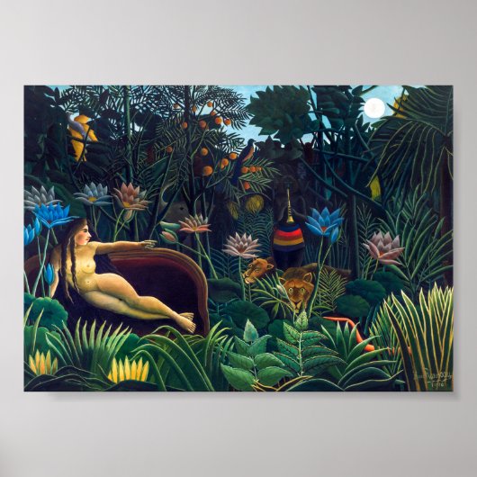 De droom | Henri Rousseau | Poster (Voorkant)