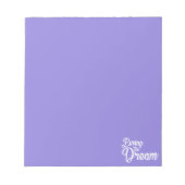 De droom Inspirerend Motivatie leven Notitieblok (Voorkant)