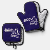 De droom Inspirerend Motivatie leven Ovenwant & Pannenlap Set (Voorkant / Achterkant)