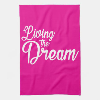 De droom Inspirerend Motivatie leven Theedoek