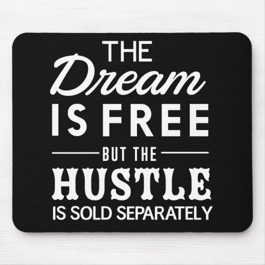 De droom is vrij muismat (Voorkant)