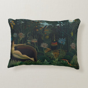 De Droom (Le Rêve Exotique) door Henri Rousseau Decoratief Kussen