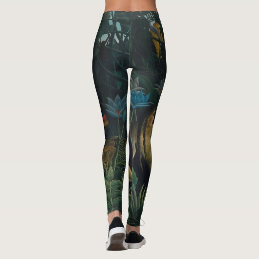 De droom (Le Rêve Exotique) van Henri Rousseau Leggings (Achterkant)