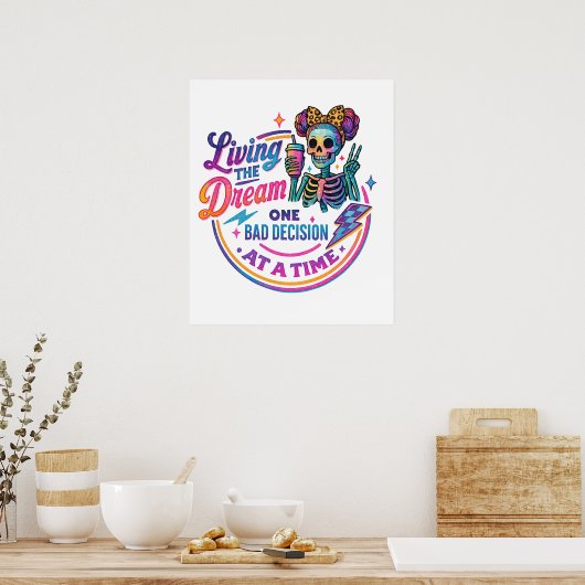 De droom leven... poster (Keuken)