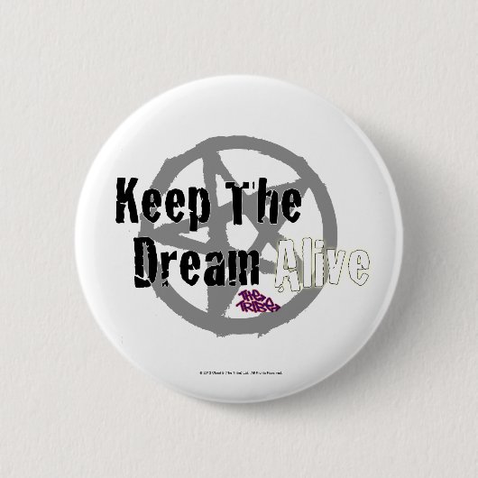 De droom levend houden op het symbool Mall Rats Ronde Button 5,7 Cm (Voorkant)