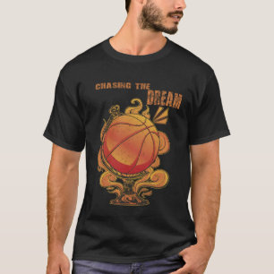 De droom van Basketball Slam Dunk achtervolgen T-shirt