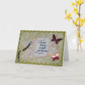 De Droom van Caterpillar Kaart (Gele Bloem)