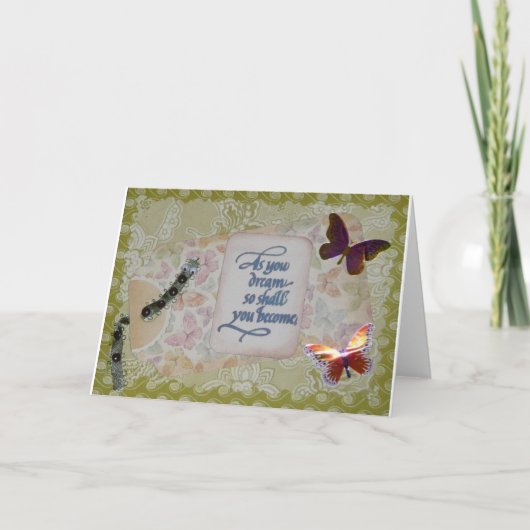 De Droom van Caterpillar Kaart (Voorkant)