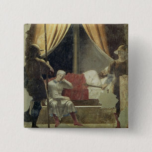De droom van Constantine, van de Legende van de T Vierkante Button 5,1 Cm