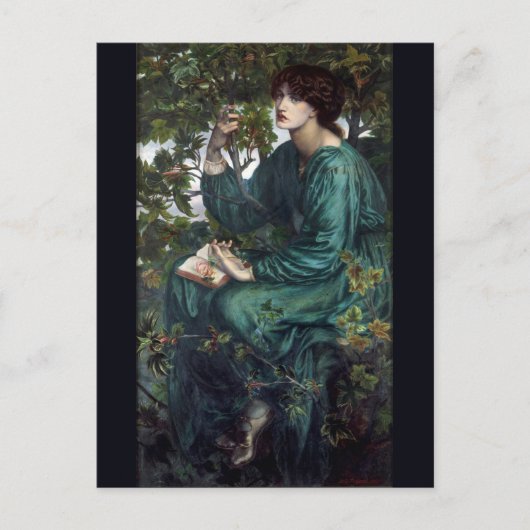 De droom van Dante Gabriel Rossetti Briefkaart (Voorkant)