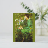De droom van Dante Gabriel Rossetti Briefkaart (Staand voorkant)