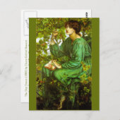 De droom van Dante Gabriel Rossetti Briefkaart (Voorkant / Achterkant)