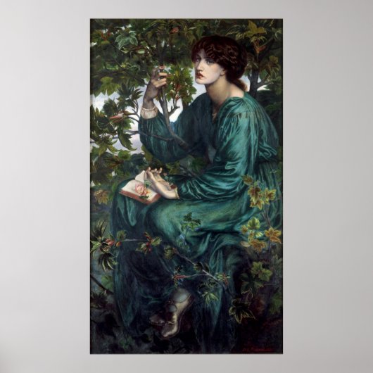 De droom van Dante Gabriel Rossetti Poster (Voorkant)