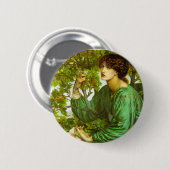 De droom van Dante Gabriel Rossetti Ronde Button 5,7 Cm (Voorkant /achterkant)