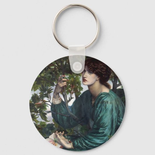 De droom van Dante Gabriel Rossetti Sleutelhanger (Voorkant)
