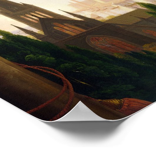 De droom van de architect Thomas Cole Poster (Hoek)