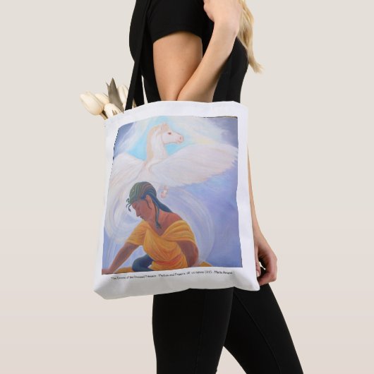 De droom van de Doomed Priestess - Medusa Tote Bag (Dichtbij)