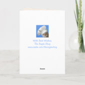 De droom van de grappige geit van Birthday leven Kaart (Achterkant)