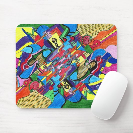 De droom van de kunstenaar muismat (Met muis)