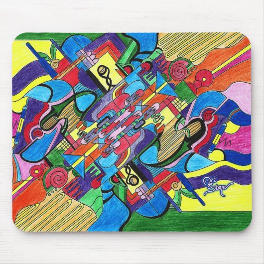 De droom van de kunstenaar muismat (Voorkant)