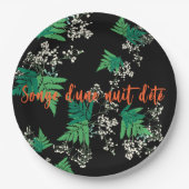 De droom van de midzomernacht papieren bordje (Voorkant)